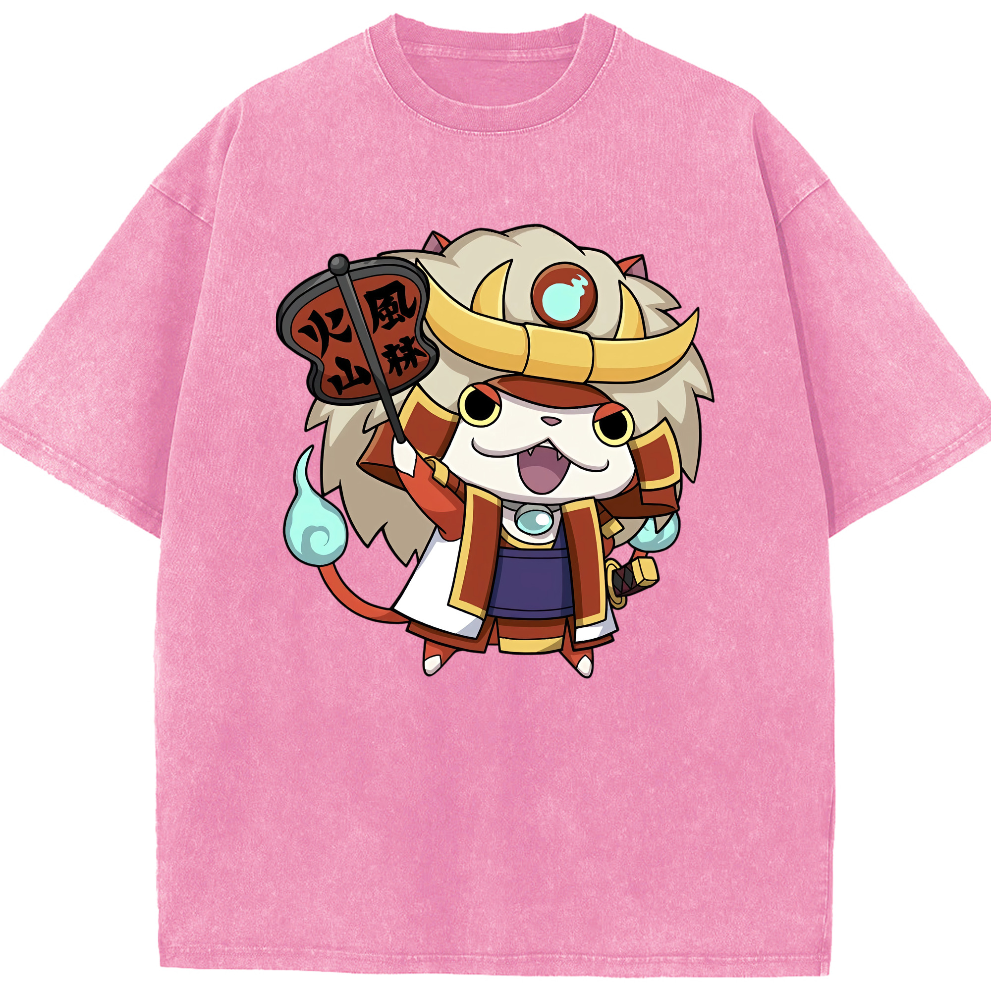 （画像用） 妖怪ウォッチ Yo-kai Watch 綿100% ヴィンテージ風 半袖Tシャツ（フロントプリント）